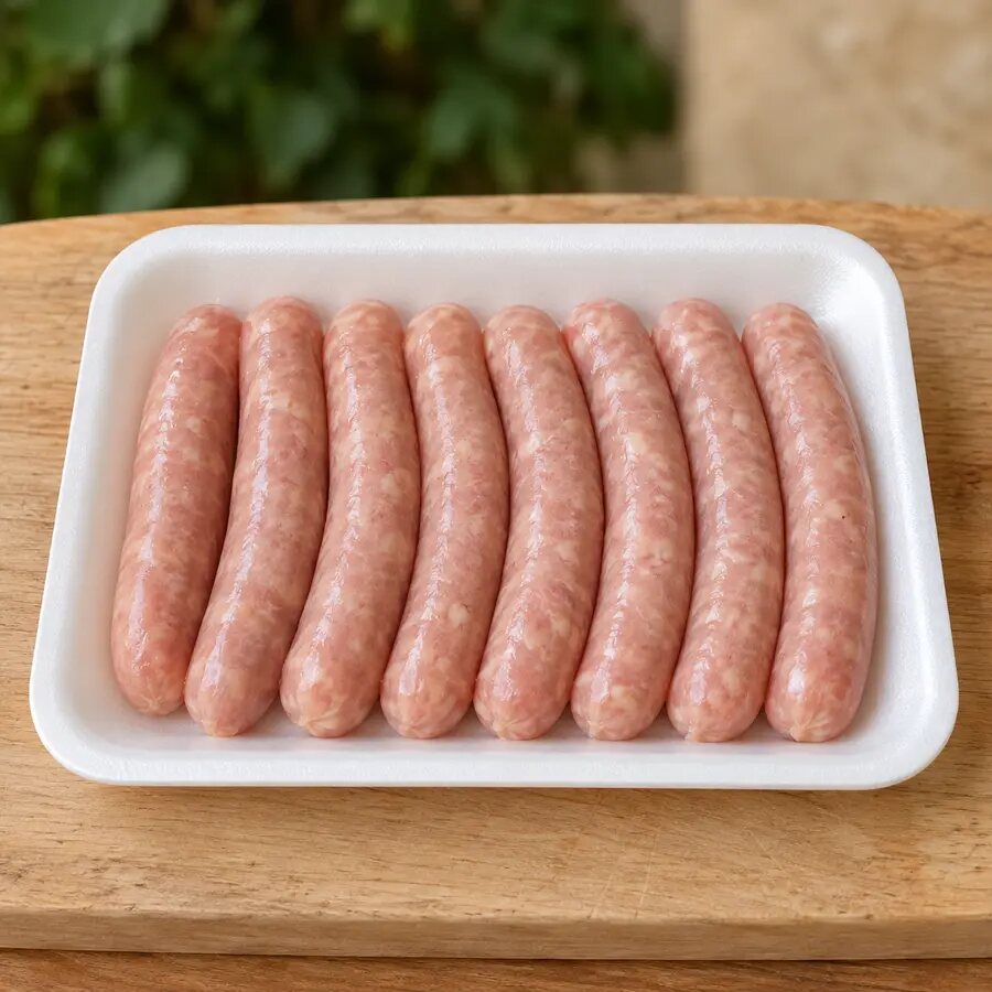 Saucisses nature bio